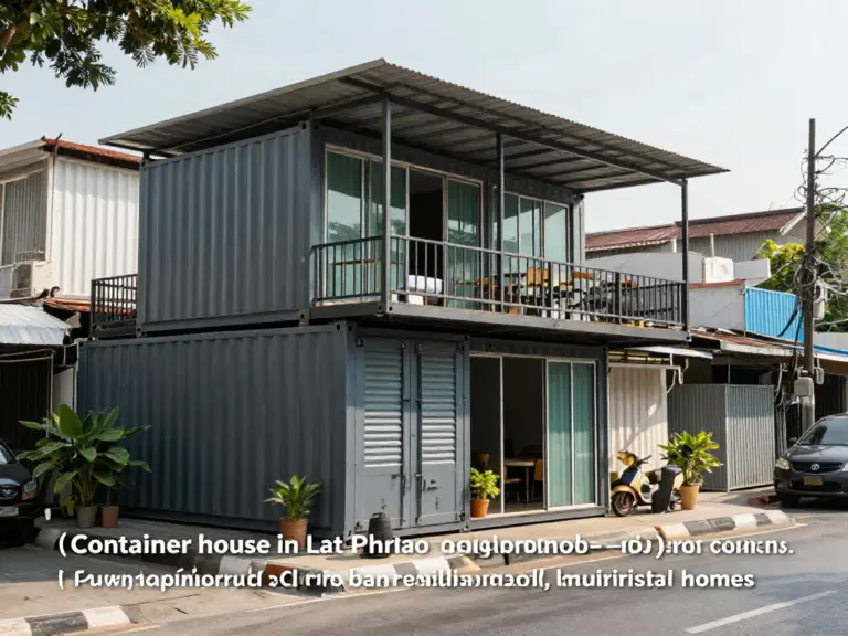 ทำความเข้าใจบ้านคอนเทนเนอร์ในลาดพร้าว: ประเภท ข้อดี ข้อเสีย และกฎหมายท้องถิ่น