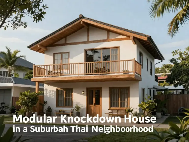 บ้านน็อคดาวน์เขตสายไหมคืออะไร? ทำไมถึงเหมาะกับคนที่ต้องการบ้านเร็ว ประหยัด และยืดหยุ่น