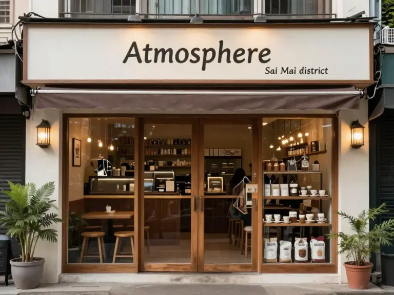 รีวิวบรรยากาศ เมนู และราคาของร้านกาแฟน็อคดาวน์ในเขตสายไหมที่ลูกค้าน่าจะชอบ