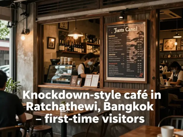ร้านกาแฟน็อคดาวน์ เขตราชเทวี: รีวิวสถานที่ เมนู เดินทาง และเคล็ดลับการถ่ายรูปสำหรับลูกค้าใหม่