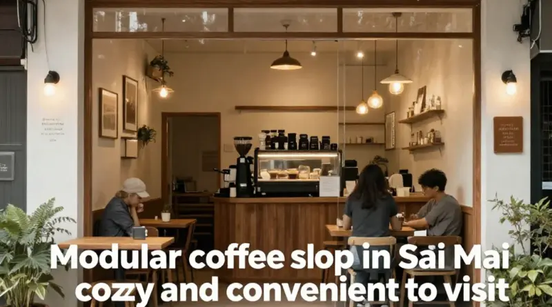 ร้านกาแฟน็อคดาวน์ เขตสายไหม: แนะนำร้านสไตล์น็อคดาวน์ที่น่านั่งและเดินทางสะดวก