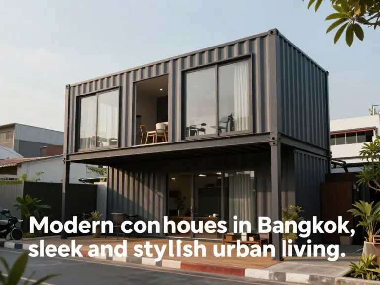 บ้านคอนเทนเนอร์ เขตทวีวัฒนา คืออะไร? รู้จักแบบบ้านสวย ทันสมัย และตอบโจทย์การอยู่อาศัยในกรุงเทพฯ