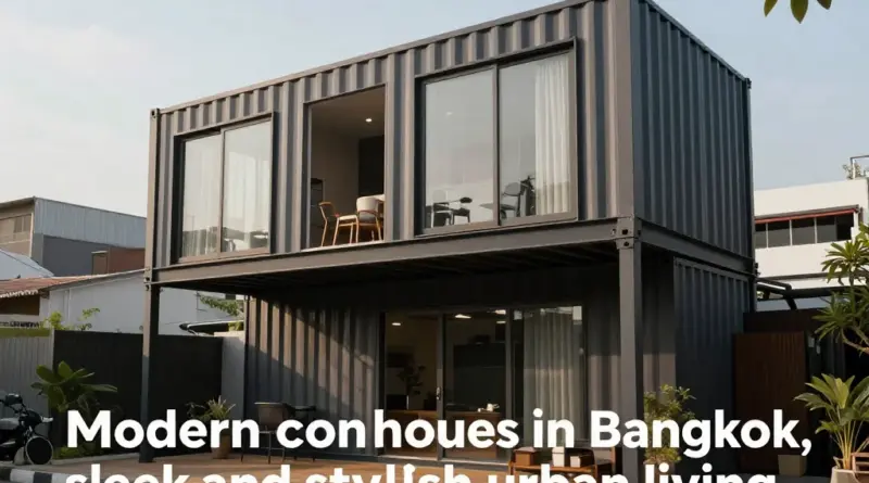 บ้านคอนเทนเนอร์ เขตทวีวัฒนา คืออะไร? รู้จักแบบบ้านสวย ทันสมัย และตอบโจทย์การอยู่อาศัยในกรุงเทพฯ