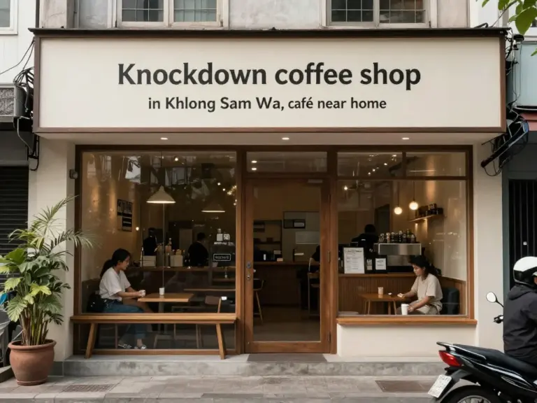 ร้านกาแฟน็อคดาวน์ เขตคลองสามวา คืออะไร? ทำไมถึงเป็นคำค้นหายอดนิยมของคนหาคาเฟ่ใกล้บ้าน