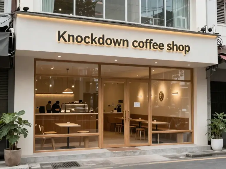 ร้านกาแฟน็อคดาวน์ เขตทวีวัฒนา คืออะไร? รวมจุดเด่น ราคา และทำเลที่เหมาะกับร้านกาแฟสไตล์โมเดิร์น