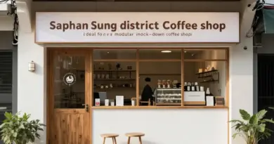ทำเลเขตสะพานสูงเหมาะเปิดร้านกาแฟน็อคดาวน์อย่างไร