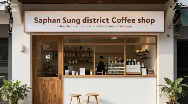 ทำเลเขตสะพานสูงเหมาะเปิดร้านกาแฟน็อคดาวน์อย่างไร