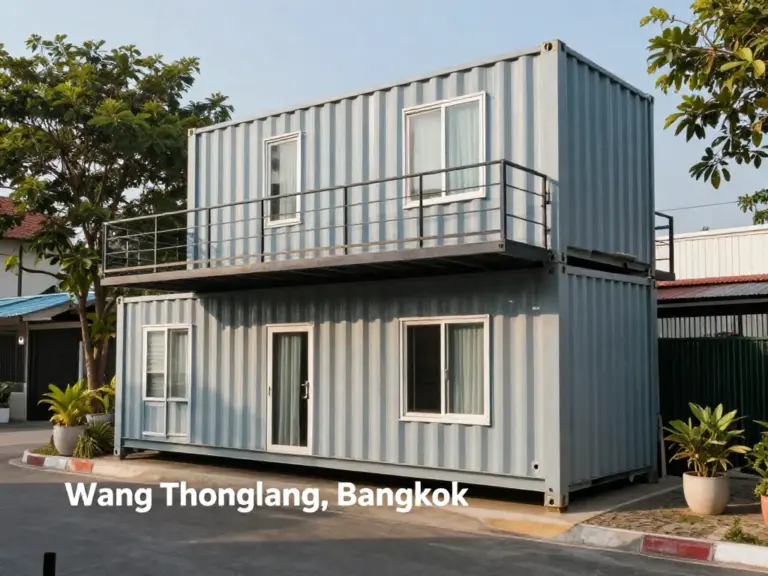 บ้านคอนเทนเนอร์ในเขตวังทองหลางเหมาะกับใคร และใช้ทำอะไรได้บ้าง