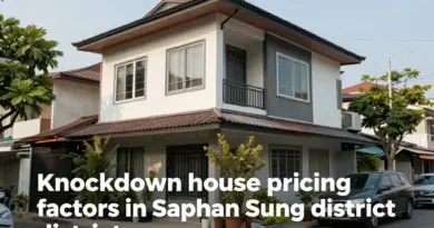 ราคา บ้านน็อคดาวน์ เขตสะพานสูง มีปัจจัยอะไรบ้างที่ส่งผลต่อค่าใช้จ่าย