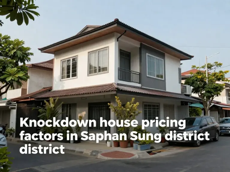 ราคา บ้านน็อคดาวน์ เขตสะพานสูง มีปัจจัยอะไรบ้างที่ส่งผลต่อค่าใช้จ่าย
