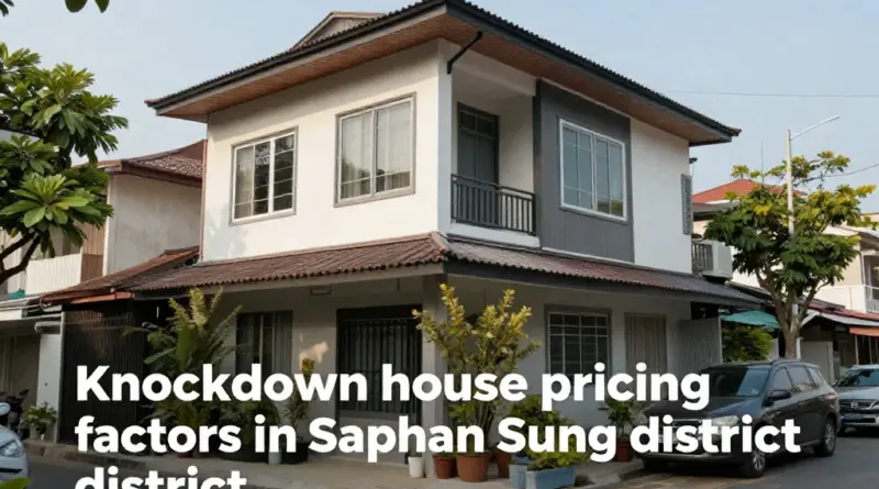 ราคา บ้านน็อคดาวน์ เขตสะพานสูง มีปัจจัยอะไรบ้างที่ส่งผลต่อค่าใช้จ่าย