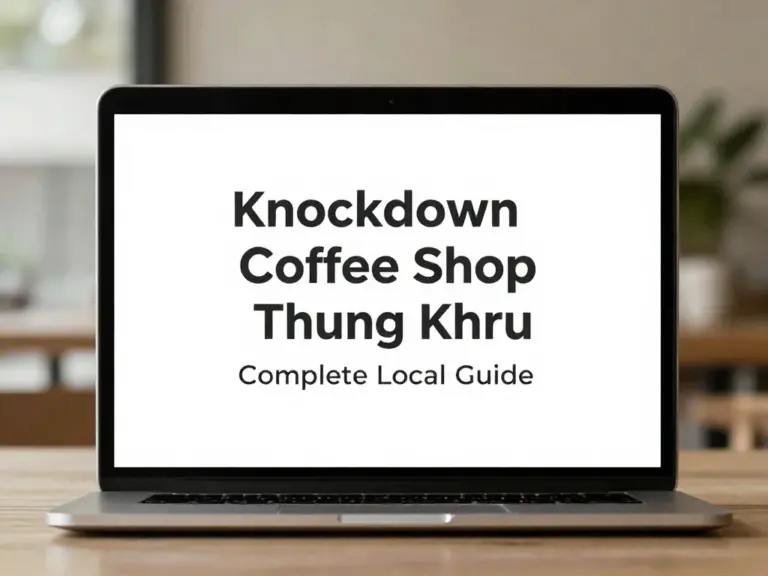 Knockdown Coffee Shop in Thung Khru: A Complete Local Guide