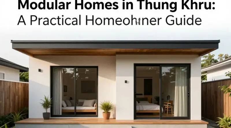 Modular Homes in Thung Khru: A Practical Guide for Homeowners