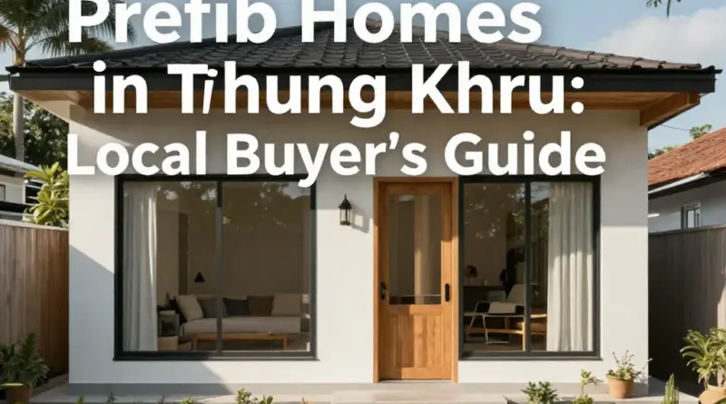 Prefab Homes in Thung Khru: A Complete Local Buyer’s Guide