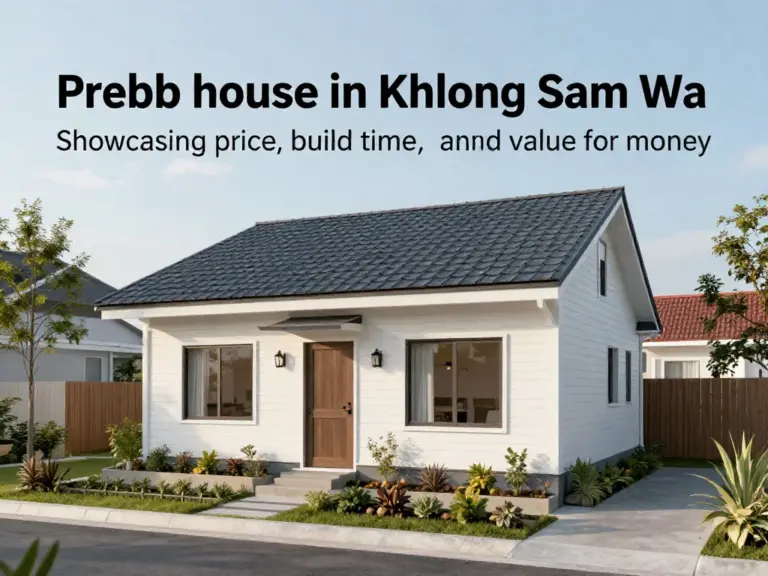 จุดเด่นของบ้านสำเร็จรูปในคลองสามวา: ราคา ระยะเวลาสร้าง และความคุ้มค่า