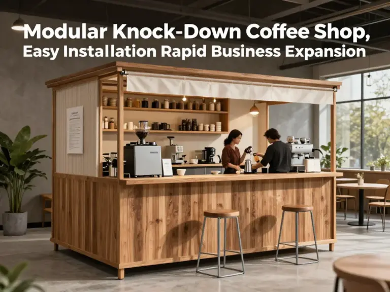 จุดเด่นของร้านกาแฟน็อคดาวน์ในคันนายาว: ติดตั้งง่าย ขยายธุรกิจเร็ว และคุ้มค่า