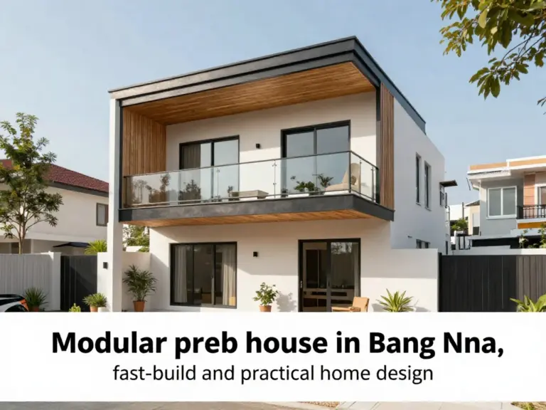 บ้านน็อคดาวน์เขตบางนาคืออะไร? ทำไมจึงเหมาะกับคนที่ต้องการบ้านสร้างเร็วและใช้งานได้จริง