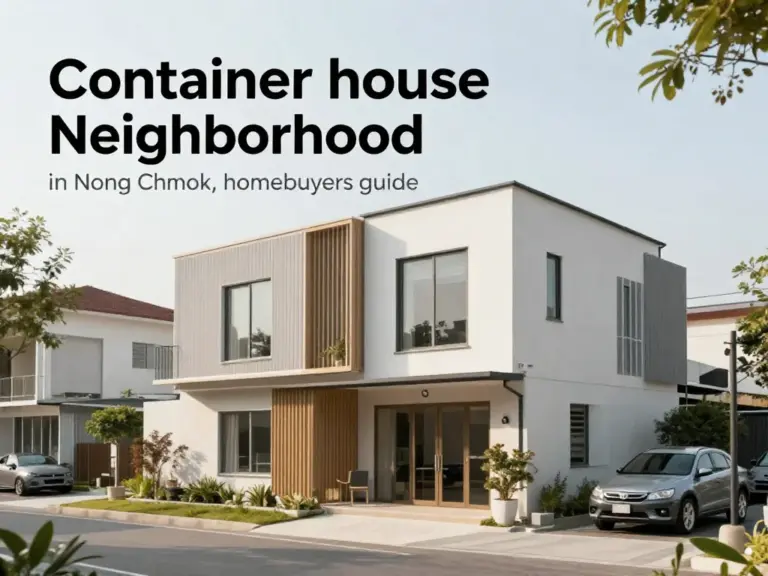 Container Houses in Nong Chok: A Complete Guide for Homebuyers