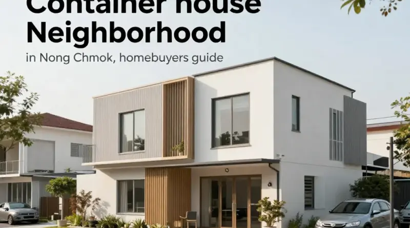 Container Houses in Nong Chok: A Complete Guide for Homebuyers