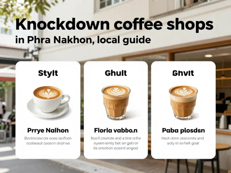 Knock-Down Coffee Shops in Phra Nakhon: A Complete Local Guide