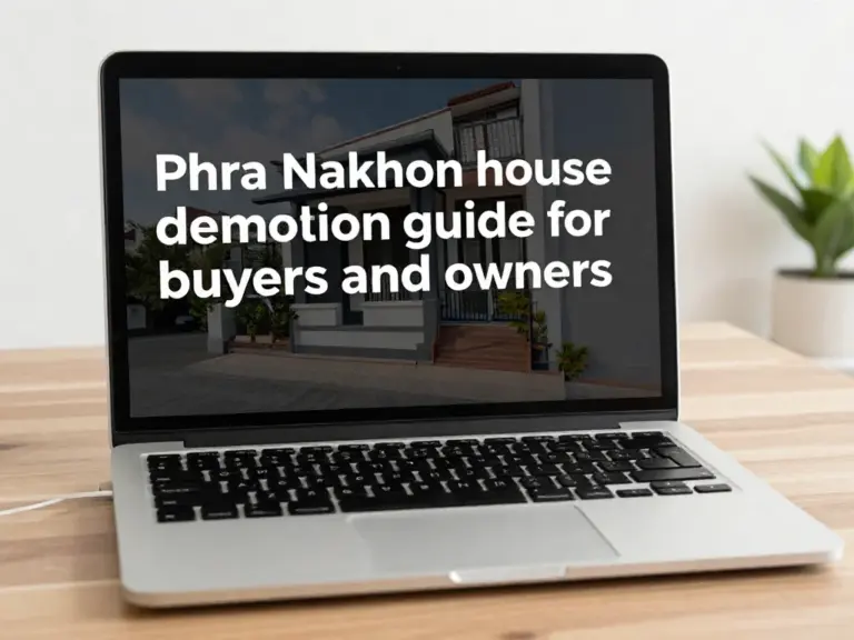Knock Down Houses in Phra Nakhon: A Complete Guide for Buyers and Owners