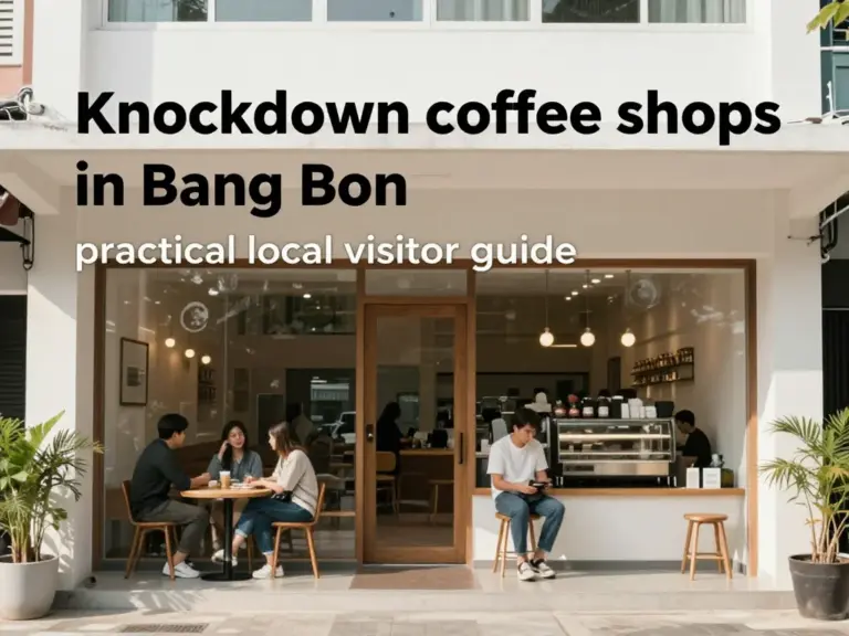 Knockdown Coffee Shops in Bang Bon: A Practical Guide for Local Visitors