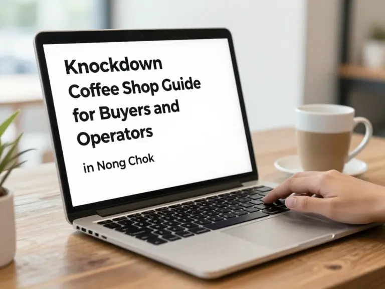 Knockdown Coffee Shops in Nong Chok: A Practical Guide for Buyers and Operators